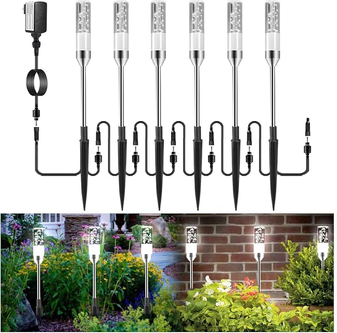 B-right 3PCS Extension Lights for Path Lights, Extendable Waterproof 0.8W 95 - Image 5