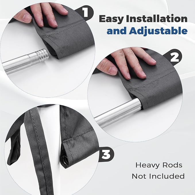 Universal Waterproof Pergola Canopy Shade Cover Replacement - Image 4
