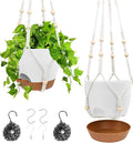 Hanging Planters for Indoor Outdoor Plants, 2 Pack Self Watering Hanging Pots by Vanslogreen