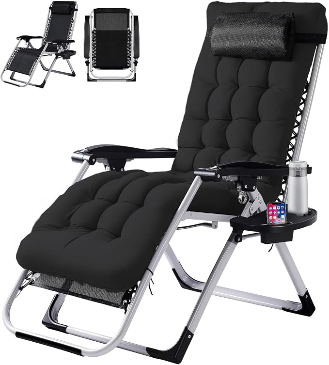 VINGLI Padded Zero Gravity Chair, Lounge Chair by VINGLI