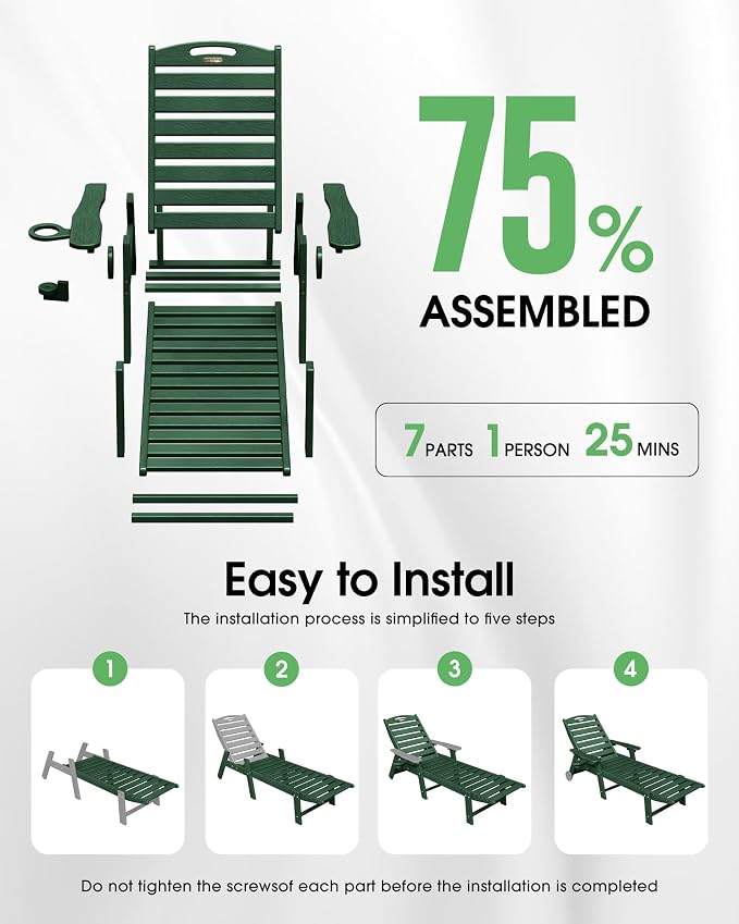 Chaise Lounge Outdoor, Lounge Chair Outdoor - Image 7