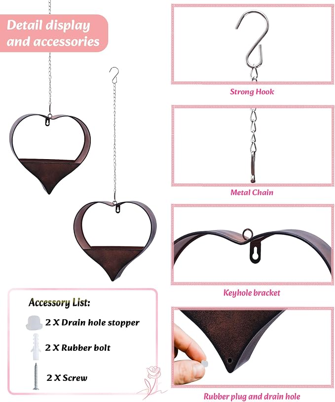 Metal Plant Hangers Indoor and Outdoor - Image 4
