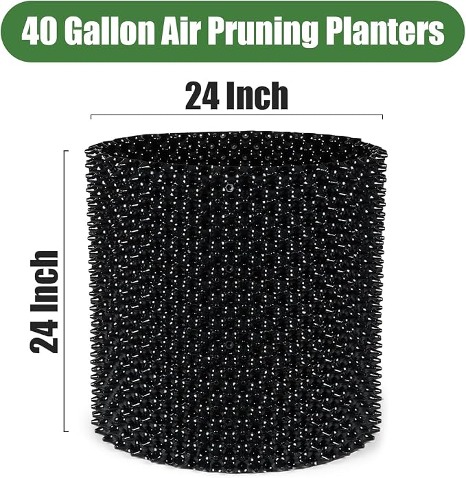 Air Pruning Containers, 40 Gallon Air Pruning Planters, Sturdy Plastic Roots - Image 4