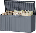Devoko 100 Gallon Outdoor Storage Box, Waterproof Resin Deck Box by DEVOKO