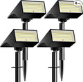 Koicaxy Solar Lights Outdoor Waterproof 4 Pack IP65, 100 LEDs 4 Light Modes by SOLARSPOTLIGHTS