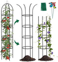 100% Metal Garden Obelisk Trellis by WellSign