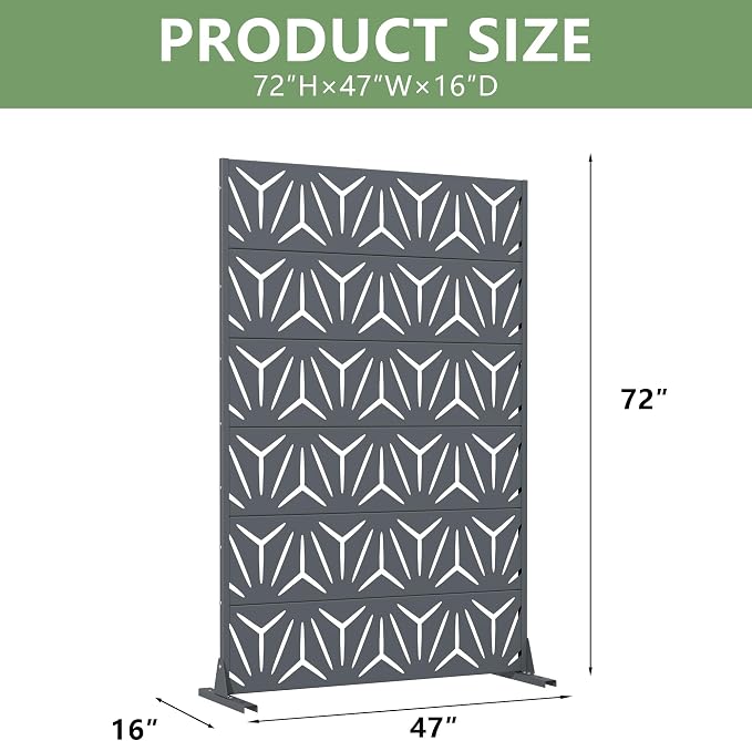 Casaphoria Metal Privacy Screen Outdoor - Image 4