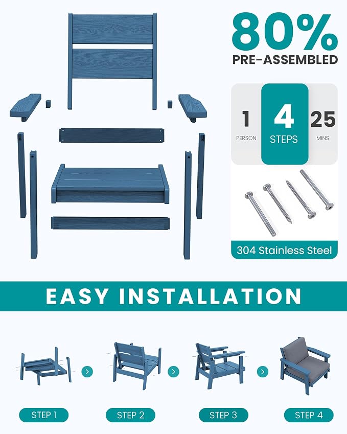 SERWALL HDPE Outdoor Couch - Image 8