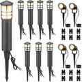 SUNVIE 12-Pack Low Voltage Landscape Lighting Kit LED Bollard Pathway Lights by SUNVIE