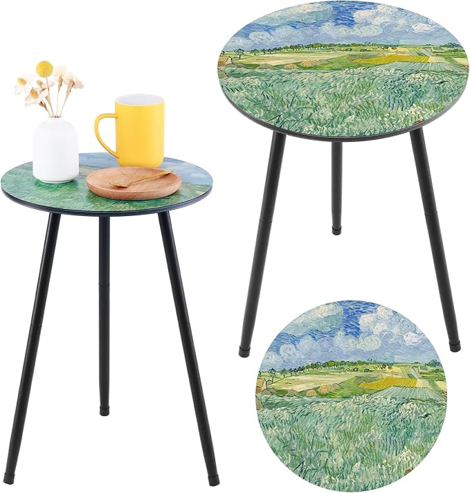 Outdoor Side Table 2 pcs Patio Side Tables by PartyZealot