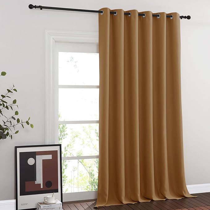 NICETOWN Gold Brown Blackout Curtains by NICETOWN