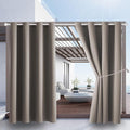 Waterproof Outdoor Curtain W52 x L63 by DivaenCamino