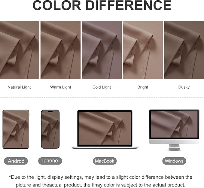 RYB HOME Extra Wide Outdoor Curtains - Image 8