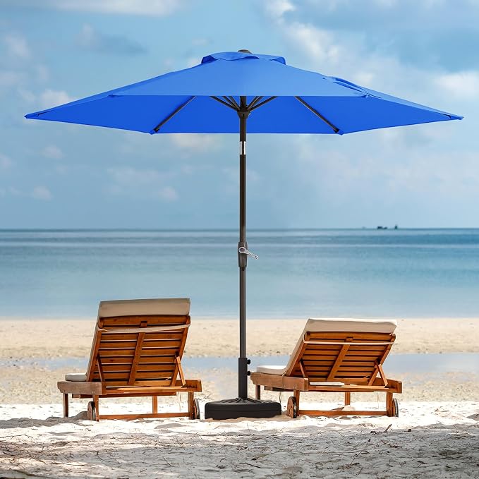 JEAREY 7.5FT Patio Umbrella Outdoor Market Umbrella - Image 8