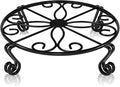 Black Plant Stand for Flower Pot Heavy Duty Potted Holder Indoor Outdoor Metal by Autopromake