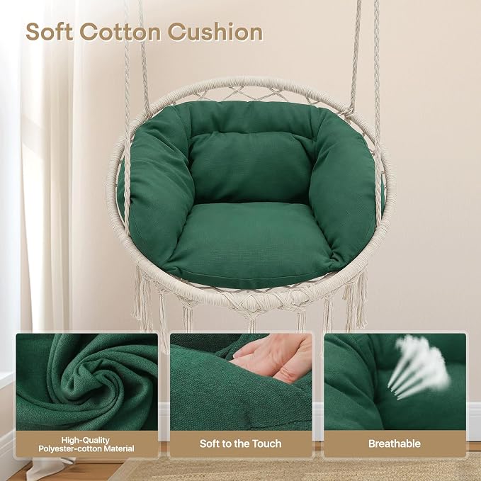 Athena Collection Hammock Chair Hanging Swing Chair - Image 4