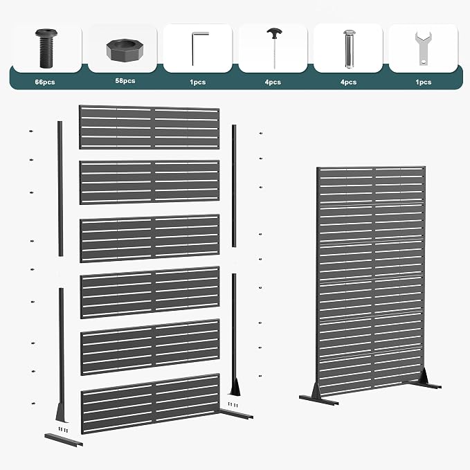 Casaphoria Metal Privacy Screen Outdoor - Image 9