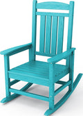 KINGYES HDPE Rocking Chairs Outdoor, Patio Rocking Chairs by KINGYES