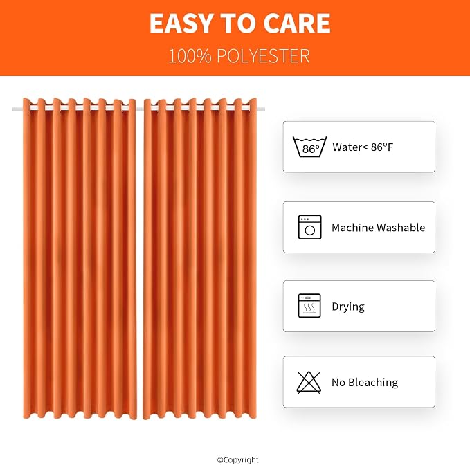 Waterproof Outdoor Curtain W105 x L95 - Image 7