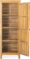 Christopher Knight Home Patio Gribs Acacia Wood Storage Cabinet, by ChristopherKnightHome