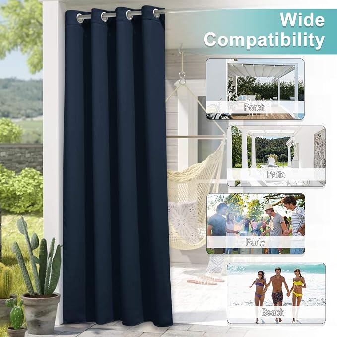 NICETOWN Indoor Blackout Outdoor Curtain - Image 6