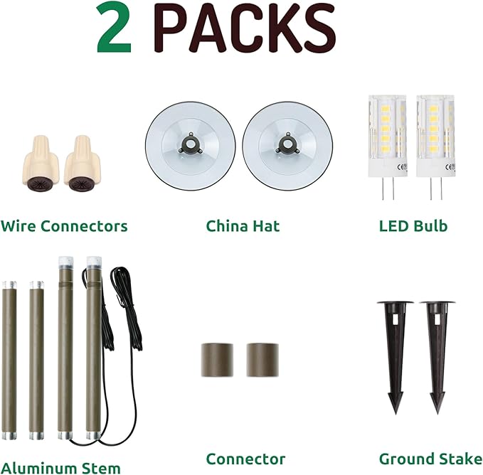 Lumina Lighting® 3W Landscape Lighting 12V Landscape Lights Low Voltage - Image 4