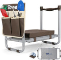 Foldable Garden Kneeler and Seat, Heavy Duty Garden Stool by Tovve