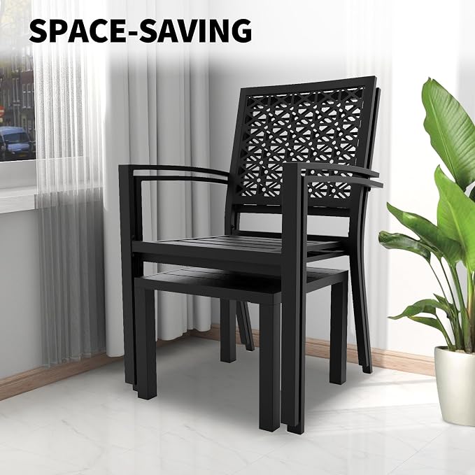 GAOMON 3 Piece Patio Bistro Set, Outdoor Patio Furniture Set - Image 6