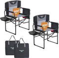SUNNYFEEL Oversized Camping Directors Chair 500 LBS Heavy Duty, Portable by SunnyFeelCamping