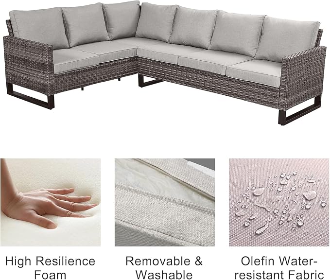 Belord Patio Sectional Furniture Set - Image 9