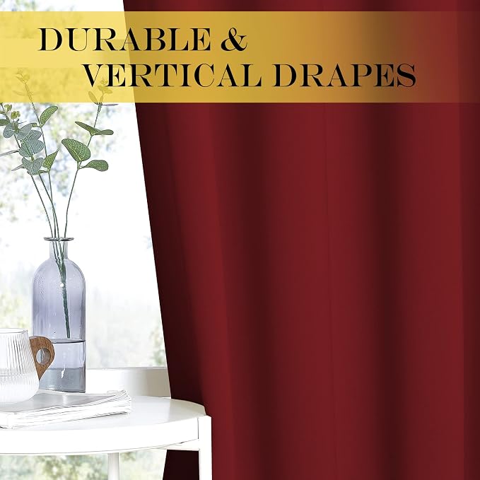 NICETOWN 66 Inch Long Blackout Curtains - Image 4