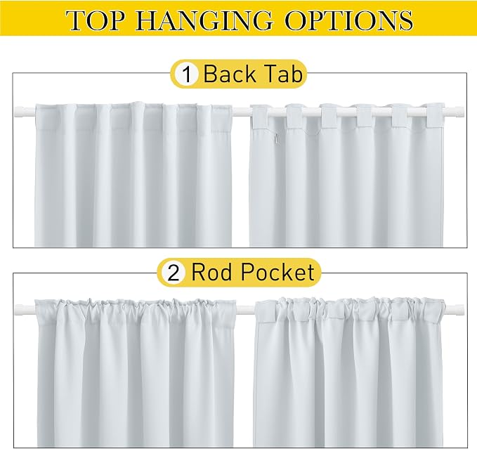 NICETOWN Blackout Outdoor Curtains - Image 4