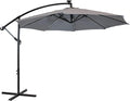 Sunnydaze 10' Solar Offset Patio Umbrella by SunnydazeDecor