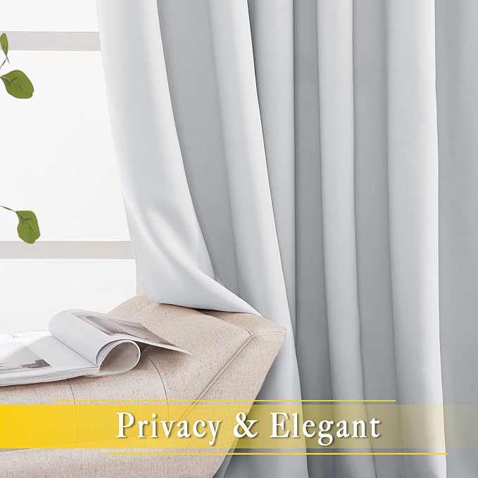 NICETOWN Patio Door Curtain Vertical Blinds, Grommet Top Room Divider Curtain - Image 4