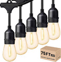 Svater Outdoor Led String Lights 75 FT, Patio Lights by Svater