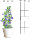 2 Pack 30'' Plant Trellis for Climbing Plants Indoors, Metal Garden Trellis for by Hensal