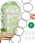 18 Pcs Garden Chain Trellis for Indoor Climbing Plants, Unique 6-Corner Plant by Unknown