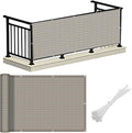 LOVE STORY Balcony Privacy Screen, 3.3'x19.7' Deck Shield Screen Fence Cover by LOVESTORY