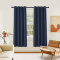NICETOWN Navy Blue Blackout Bedroom Window Curtain, Grommet Privacy Window by NICETOWN
