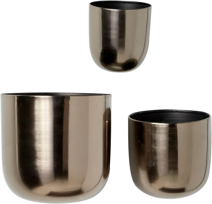 Deco 79 Metal Indoor Outdoor Wall Planter Indoor Outdoor Floating Hanging - Image 2