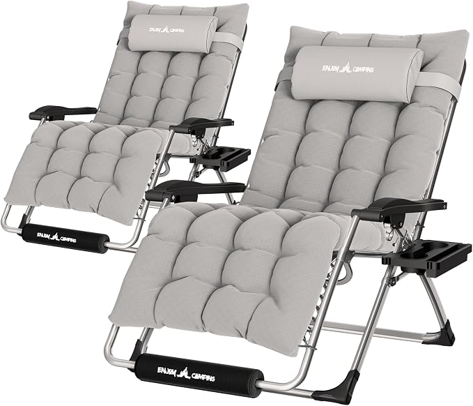 UDPATIO Oversized Zero Gravity Chair 33In XXL Patio Reclining Chair by UDPATIO