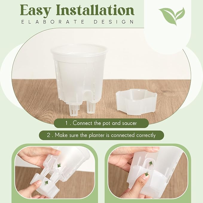 Self Watering Pots for Indoor Plants - Image 6