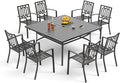 PHI VILLA 9 Pieces Outdoor Dining Set by PHIVILLAThepioneerofcomfortablehouseholdsupplies