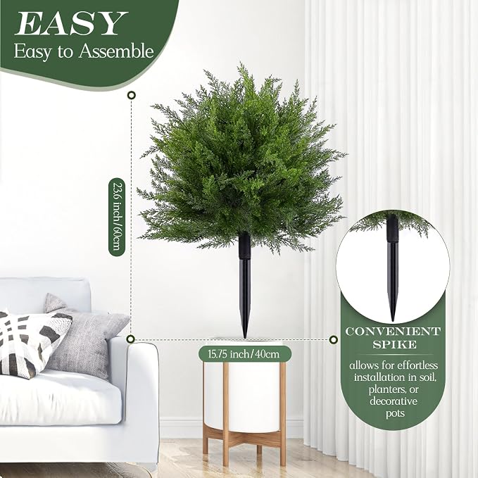 Artificial Topiary Bushes for Outdoors - Image 4