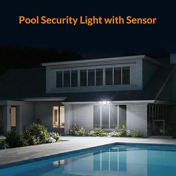 LEPOWER LED Security Lights Motion Sensor Light Outdoor, 38W 4200LM Light - Image 7