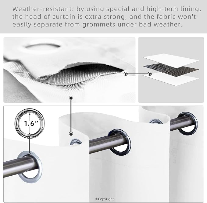 Water Proof Outside Curtains - Image 3