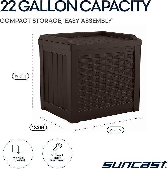 Suncast Outdoor Deck Box - Image 3