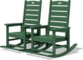 SERWALL Outdoor Rocking Chair Set of 2, Oversized Rocking Chair by SERWALL