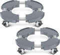 sanyi Plant Caddy with Wheels, 2 Pack Adjustable 15-21 Inch Rolling Planter by sanyi
