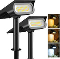Solar Light Outdoor Waterproof IP65, 56 LED 3 Color Modes Solar Spot Lights by Lightonight